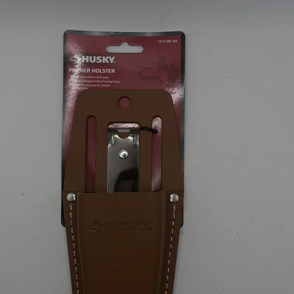 Husky Leather Pruner Holster Belt Clip Sheath Pruning Shears NEW 1010-089-268